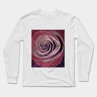 Cosmic Red Rose Long Sleeve T-Shirt